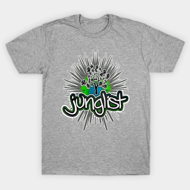 Junglist-BoomtreeBurst-GG T-Shirt by AutotelicArt